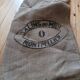 Vintage burlap bag Salins du Midi Montpellier