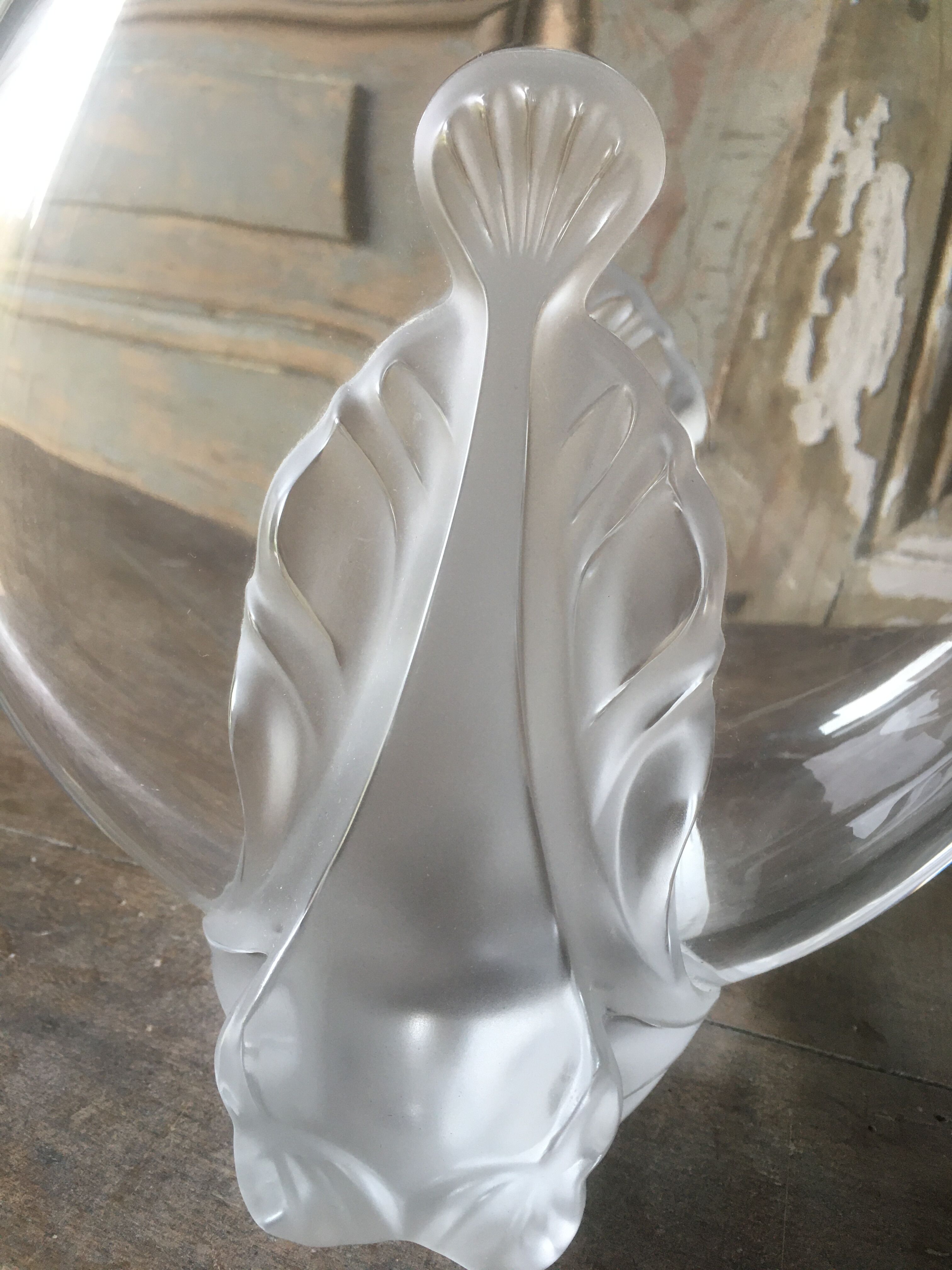 Garance vase in Lalique crystal