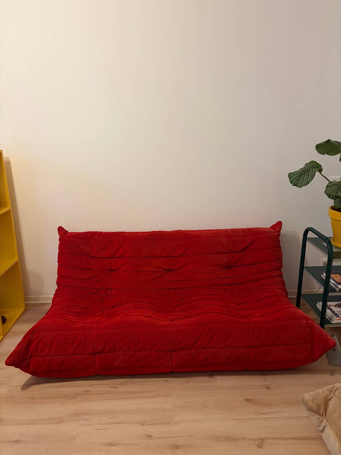 Ligne Roset Togo 3-seater alcantara Red Goya August 2010