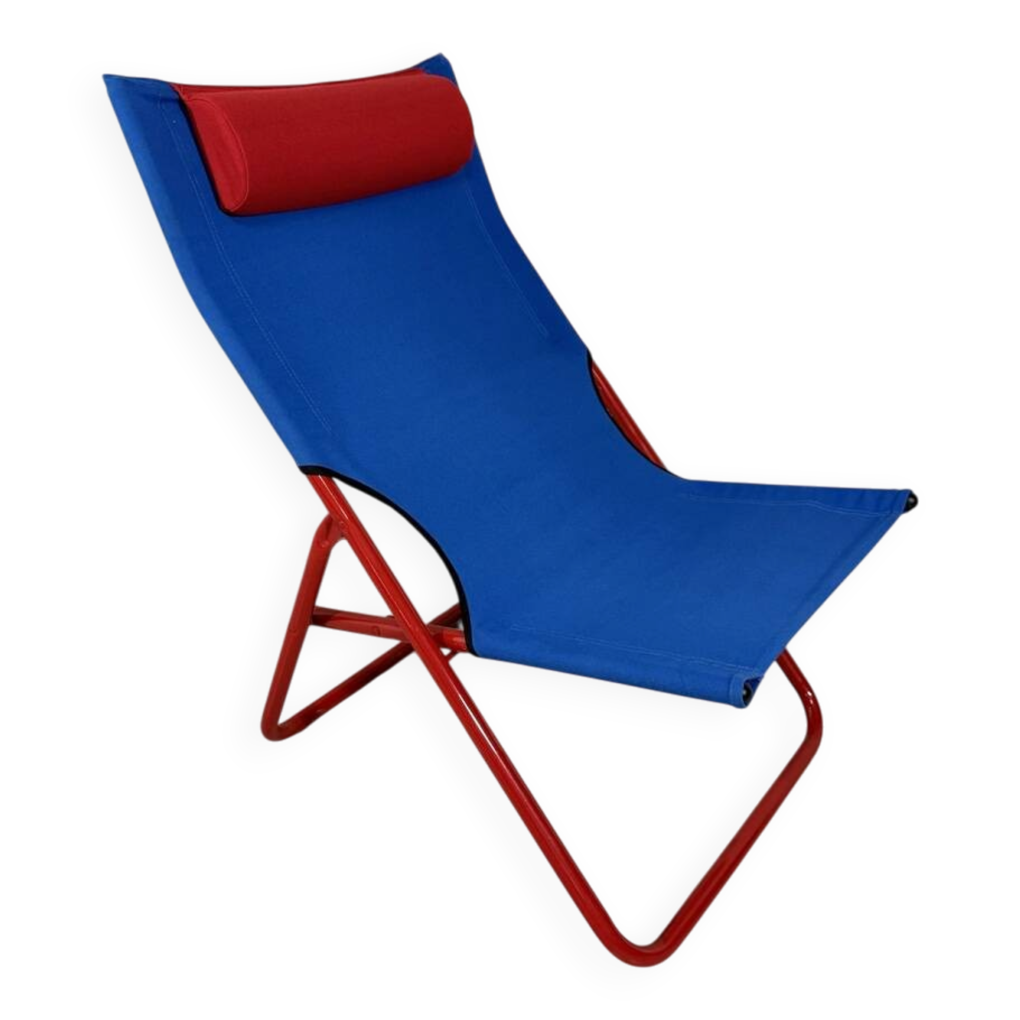 Folding lounge chair garden chair 1980's