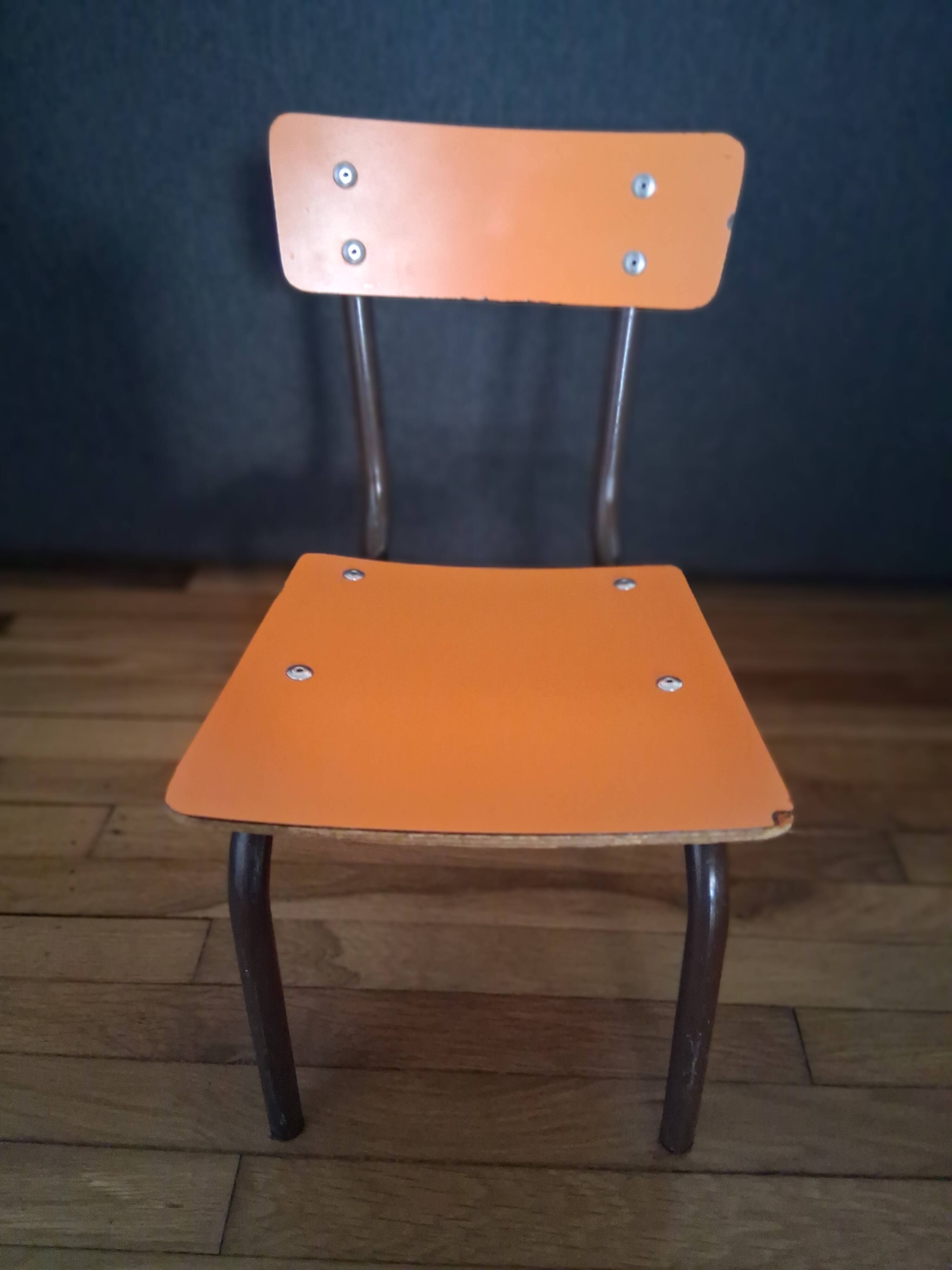 Vintage children's chair from the 1970s