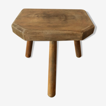 Wooden tripod stool