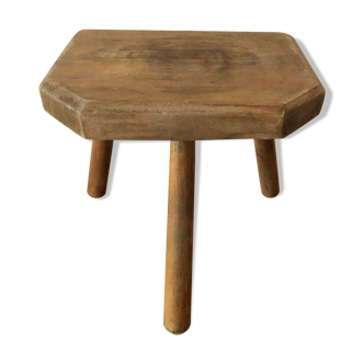 Wooden tripod stool