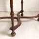 Small desk table in Louis XIII style, solid walnut.