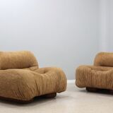Pair of armchairs by Giuseppe Rossi di Albizzate, 1970s