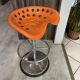 Orange tractor stool Pivoting mower Etienne Fermigier mirima 70