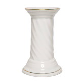 White ceramic chandelier from the mid-20th century, France, 1960s.