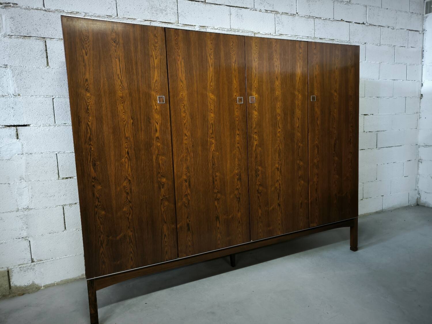 Vintage Scandinavian Rosewood Wardrobe