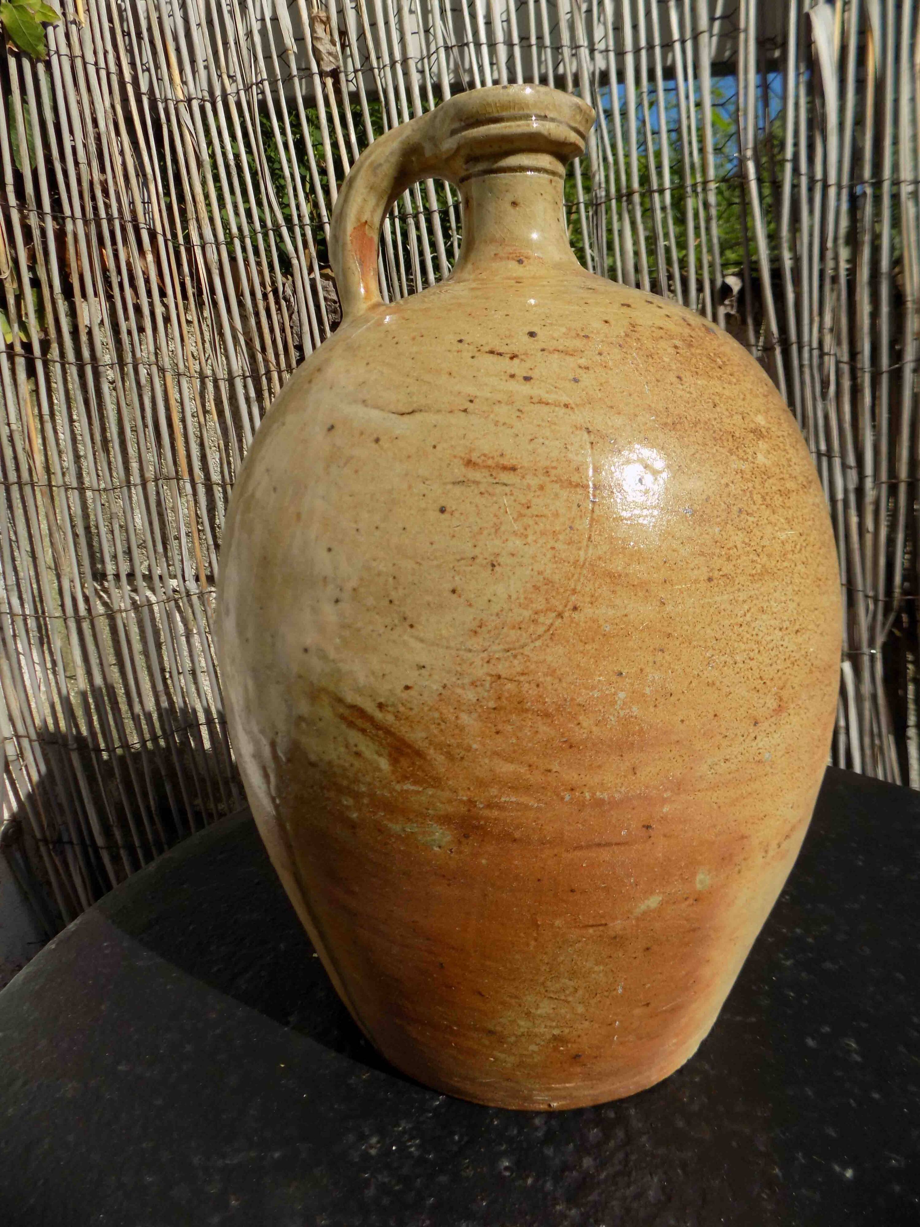 enamelled stoneware jug jar