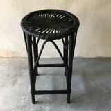 Vintage rattan stool