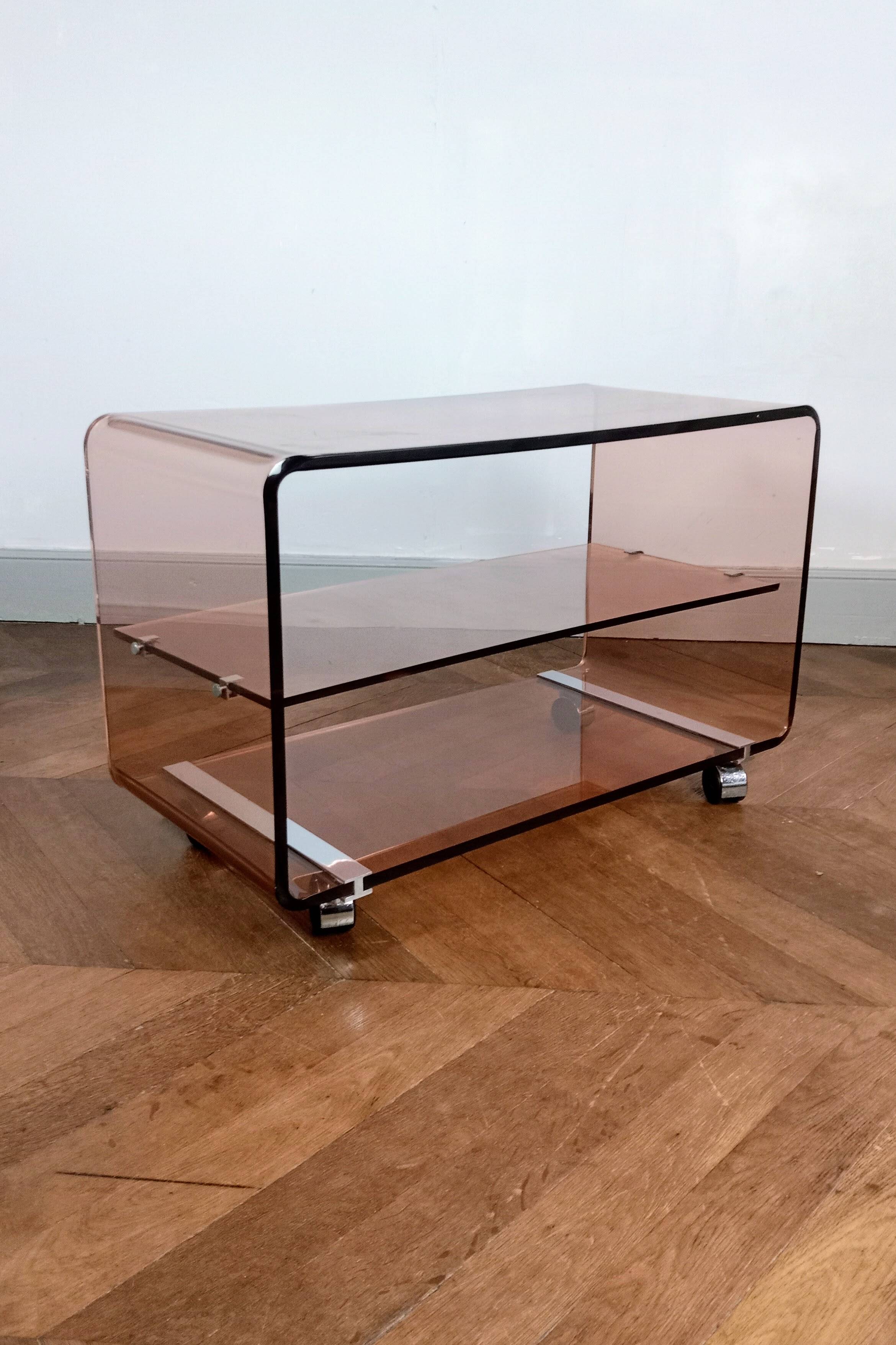 Plexiglas furniture by Michel Dumas