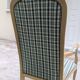 Fauteuil cabriolet / style Louis Philippe en parfait état – Tissu écossais