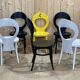 Série de 6 chaises Baumann modèle Mouette des années 70