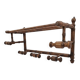 Napoleon III style bamboo wood coat rack