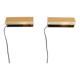 Vintage Brass Wall Sconces Örsjö, Mid-Century Modern Style, circa 1965