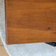 Table basse pin et métal vintage