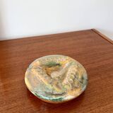 70s ceramic ashtray