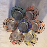 7 vintage glasses