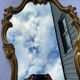 Louis XV-style golden mirror in good shell condition