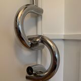 Stilux chandelier in chrome metal chain shape