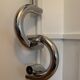 Stilux chandelier in chrome metal chain shape