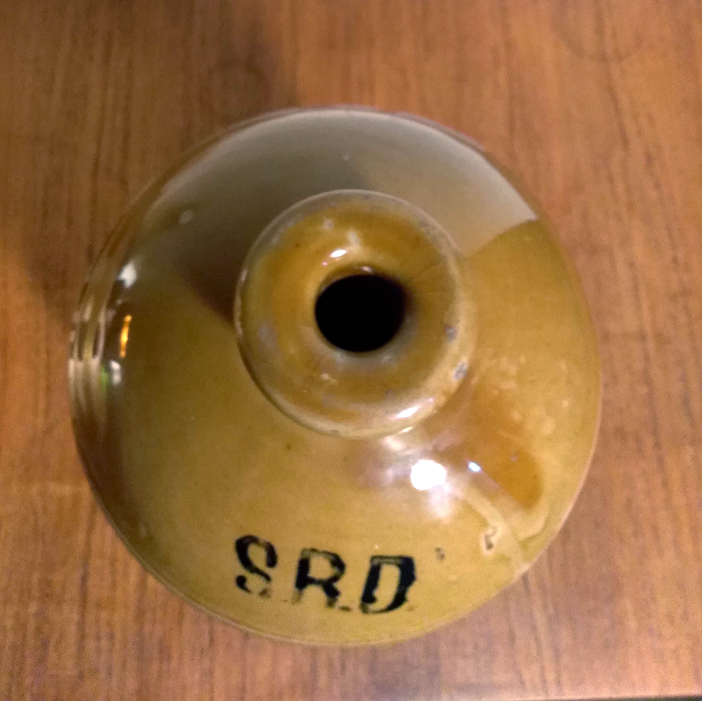 Cylinder, jar, Glazed stoneware S.R.D