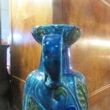 Vase bleu West Germany