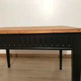 Old square table art deco style