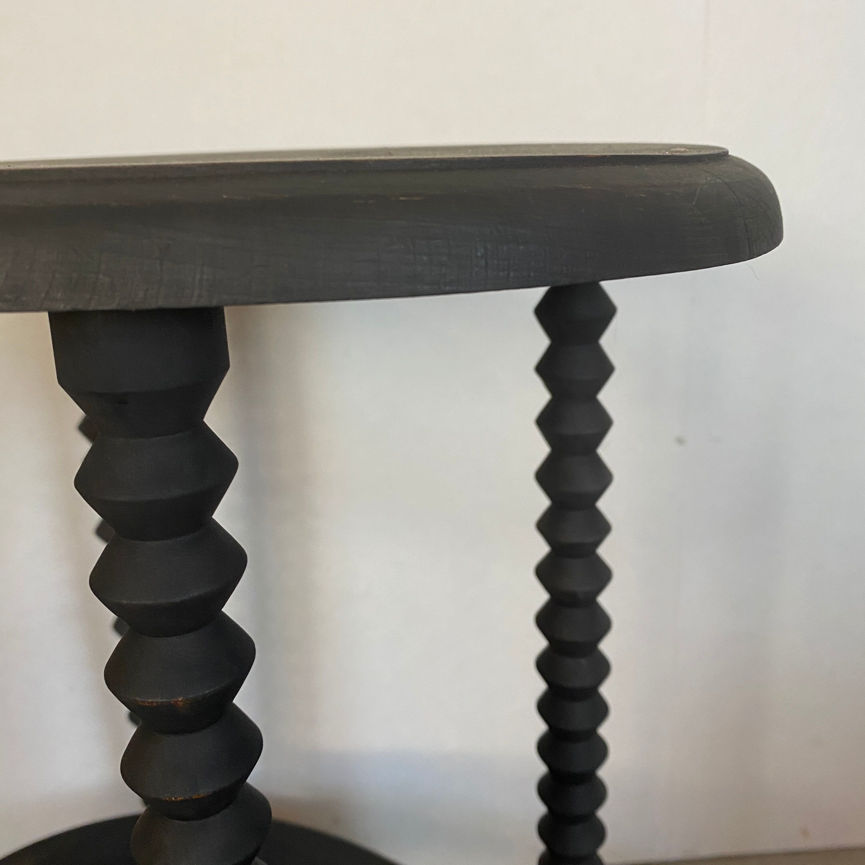 Gueridon double plateaux annees 50