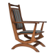 Fauteuil danois à dossier haut