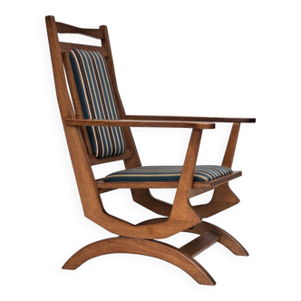 1950-60s, Danish highback rocking chair