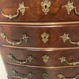 20th century rosewood and mahogany chest of drawers