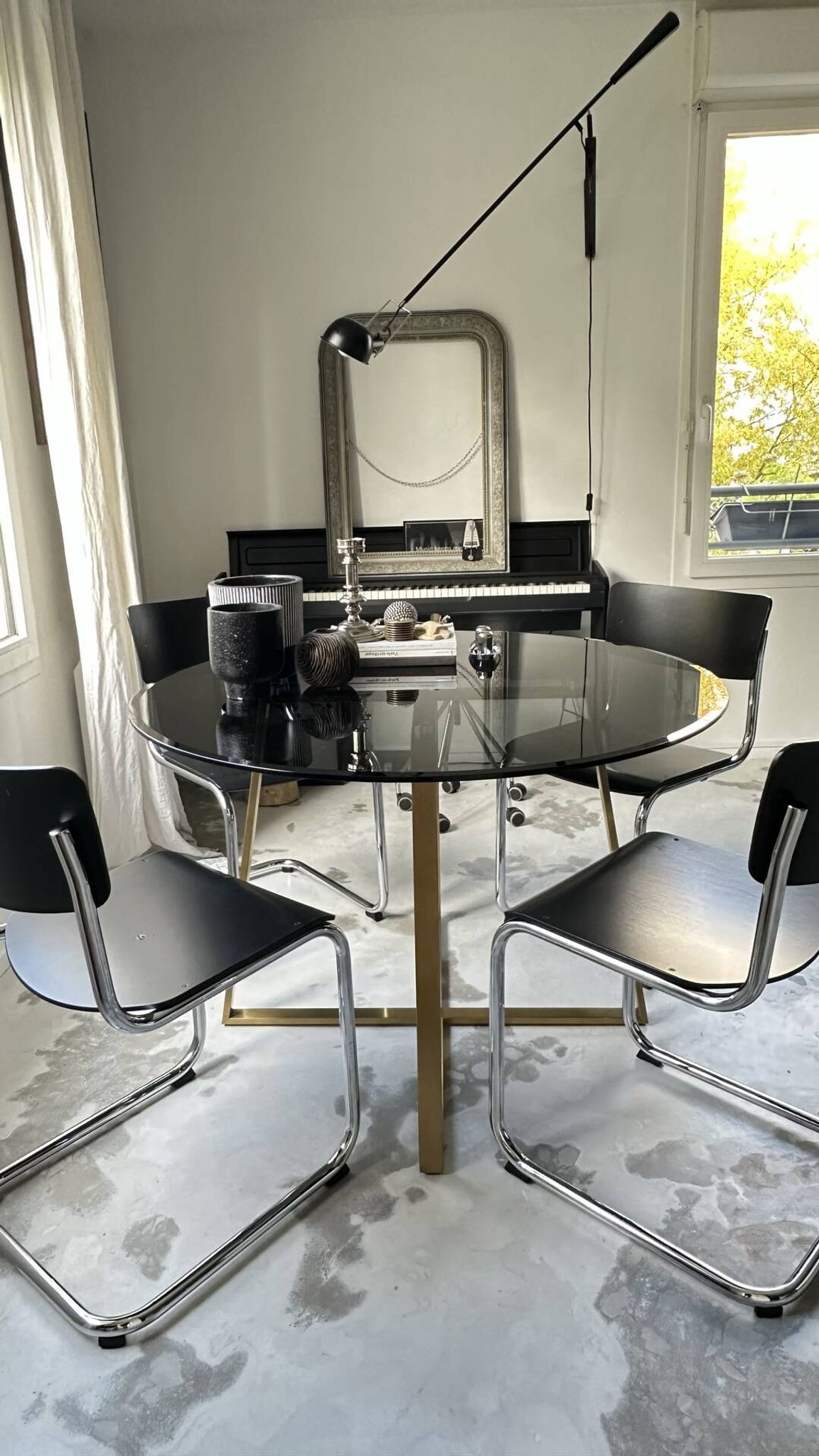 Magnifique lot de 4 chaise s43 thonet