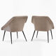 Pair of EWA upholstered armchairs from 1960/1970