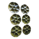 6 vintage ceramic oyster plates from Gien