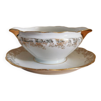 Saucière vintage en porcelaine