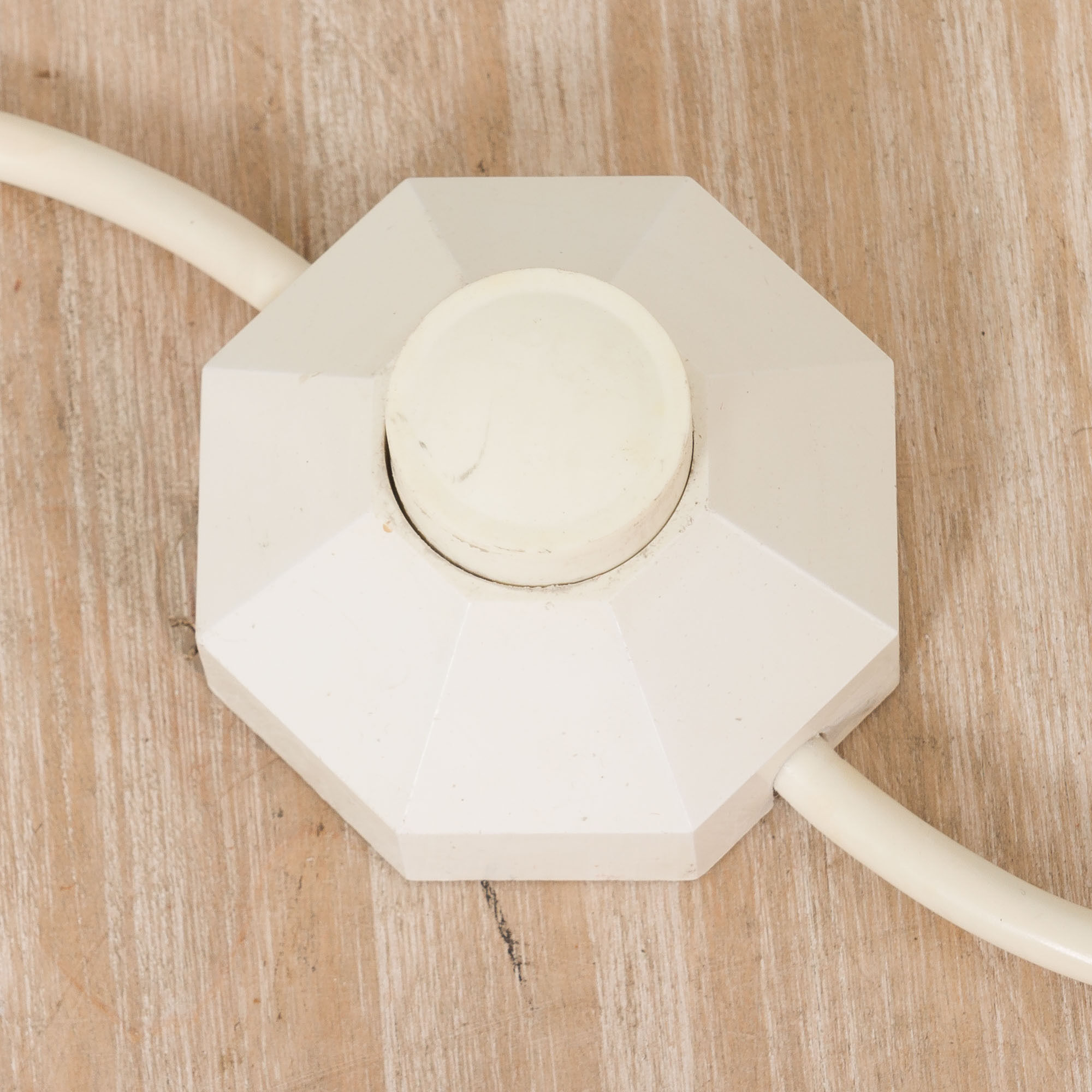 Brillo floor lamp by Carlo Nason for Mazzega in white and orange Murano glass