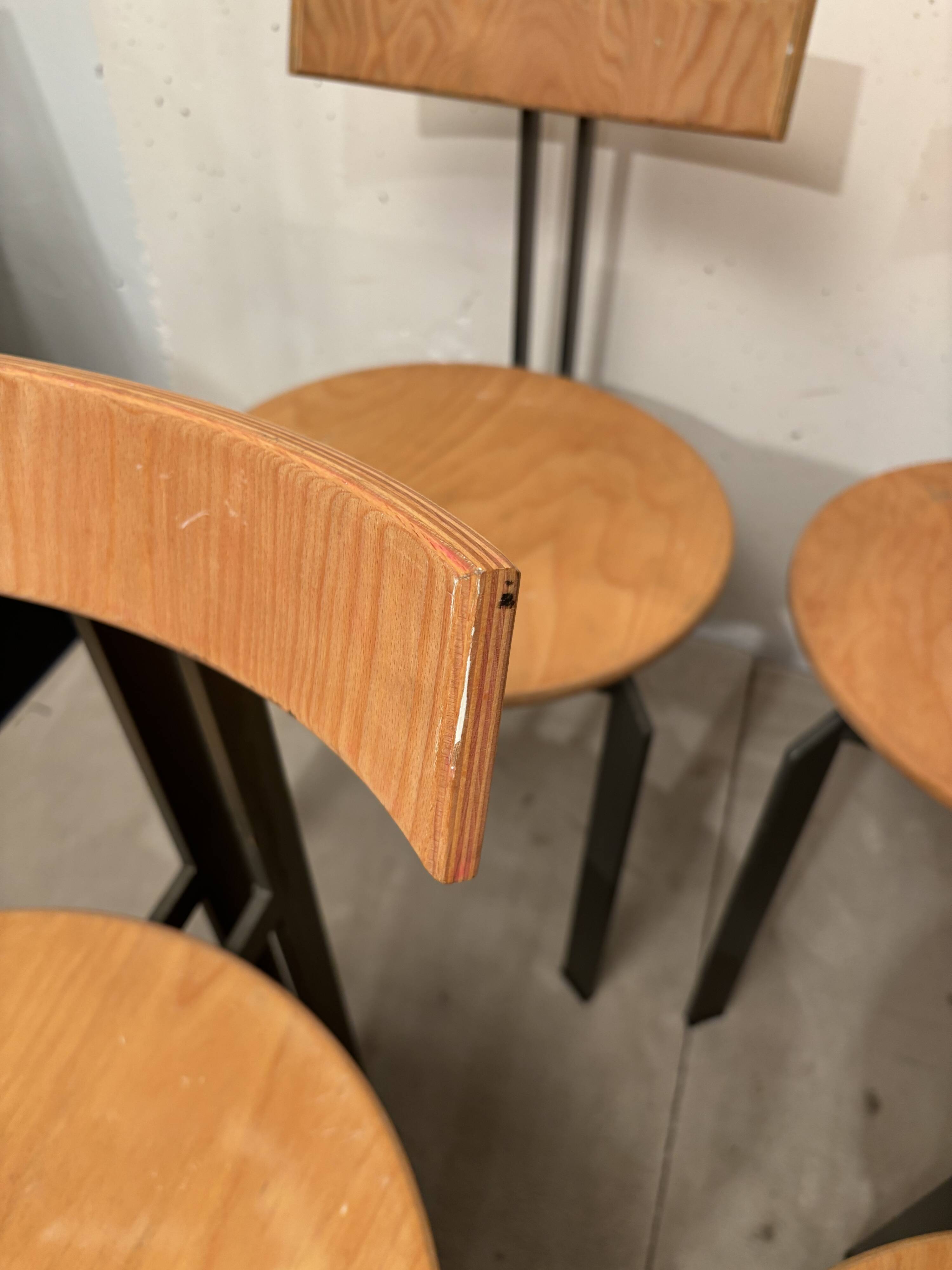 Martin Hasksteen, 6 Zeta chairs, Harvink 1980 Holland