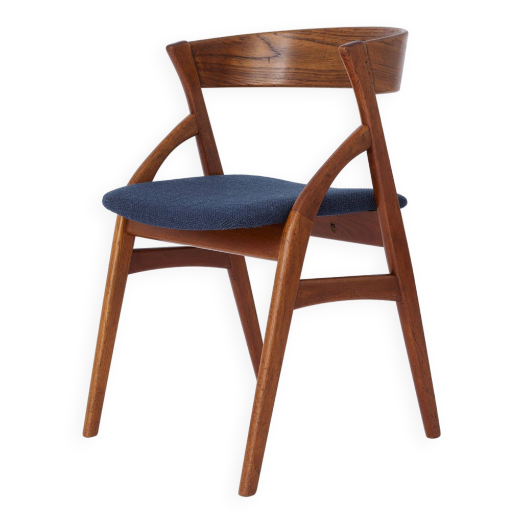 Dyrlund Teak Chair 1960s Vintage Repaired Selency