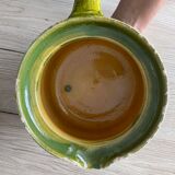 Pitcher  vintage green alsatian pattern