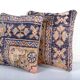 Set of 2 vintage Turkish cushion covers 41x41 cm