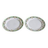 2 assiettes anciennes Sarreguemines Maroussia