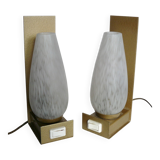 Pair of designer bedside lamps from 1950-60