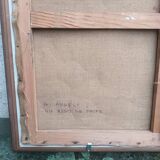 Female nude, oil on canvas