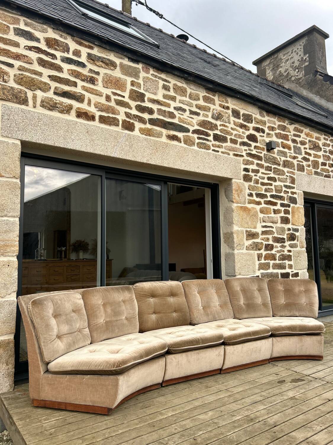 Vintage modular sofa from the 1970s