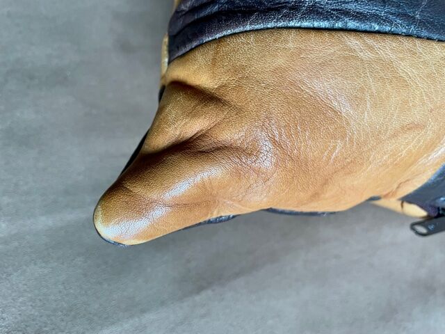 Leather cushion 1960/1970