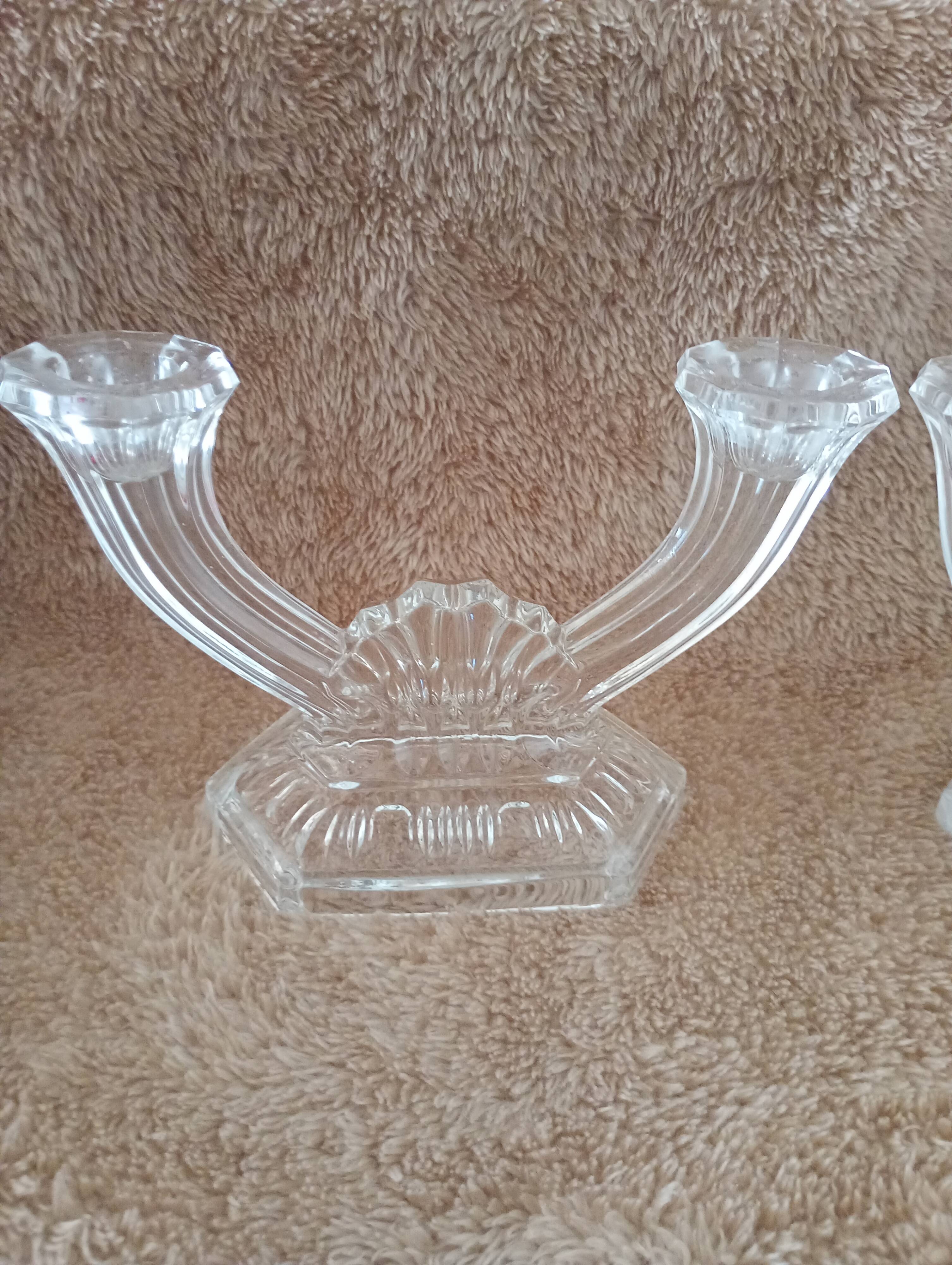 Crystal chandelier stamped E. Buder