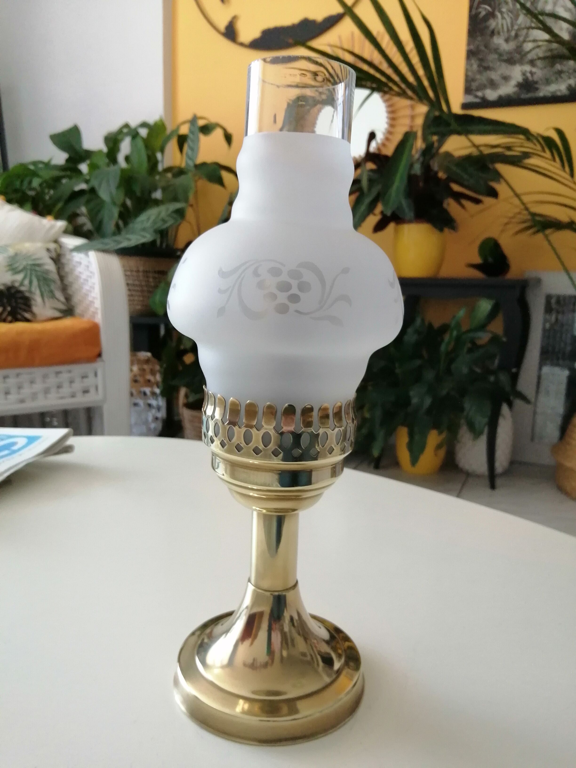 English candle lamp