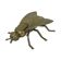 Vintage Copper-Purpose Fly Figurine Ashtray Italy Sixties