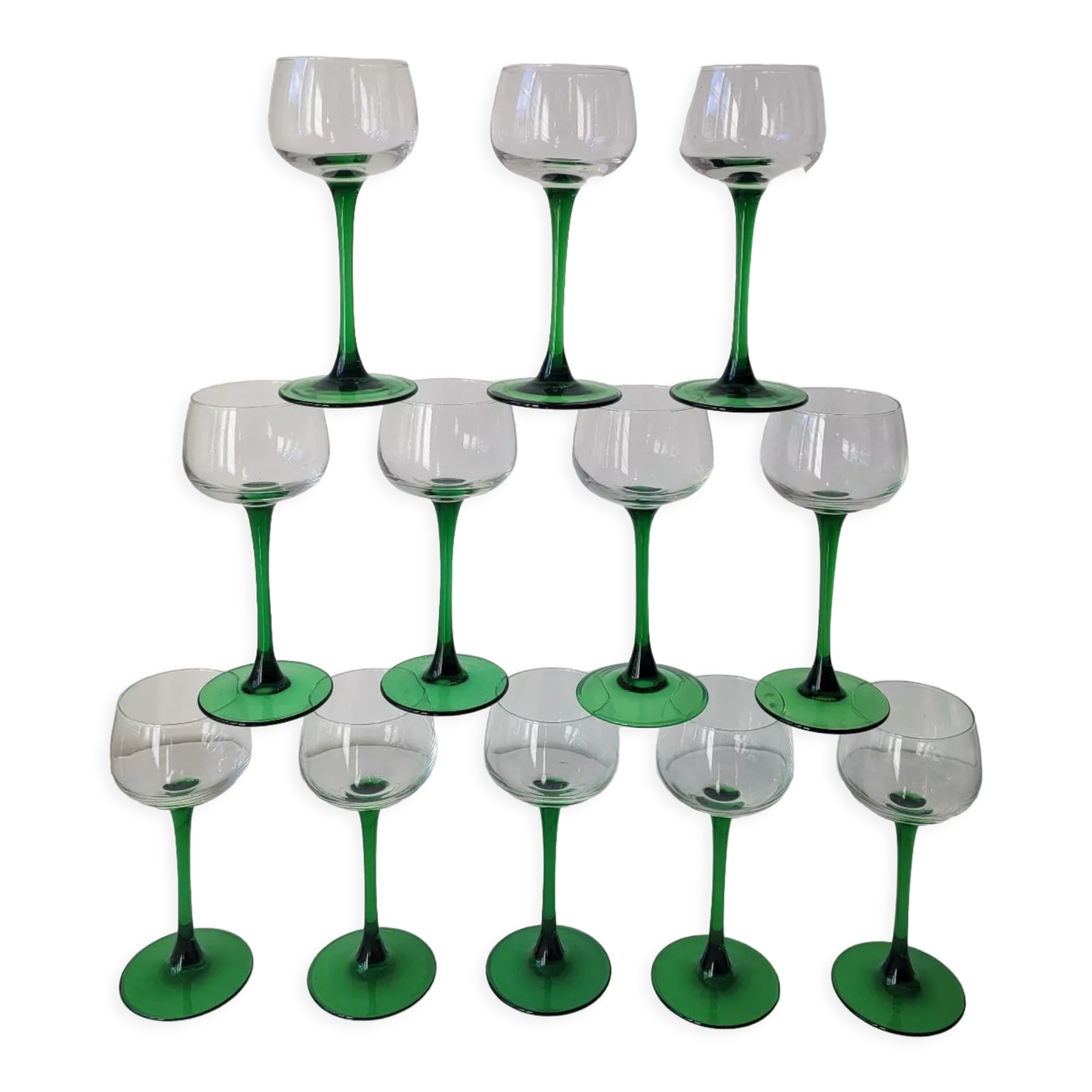 Set of 12 Luminarc Alsace wine glasses
